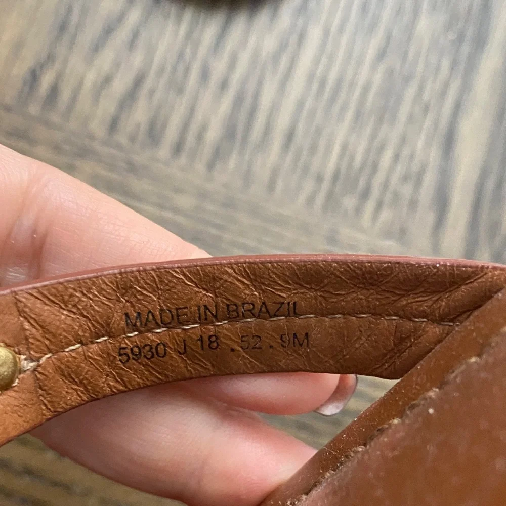 Tory Burch vintage vachetta leather Miller Sandals - Picture 5 of 9